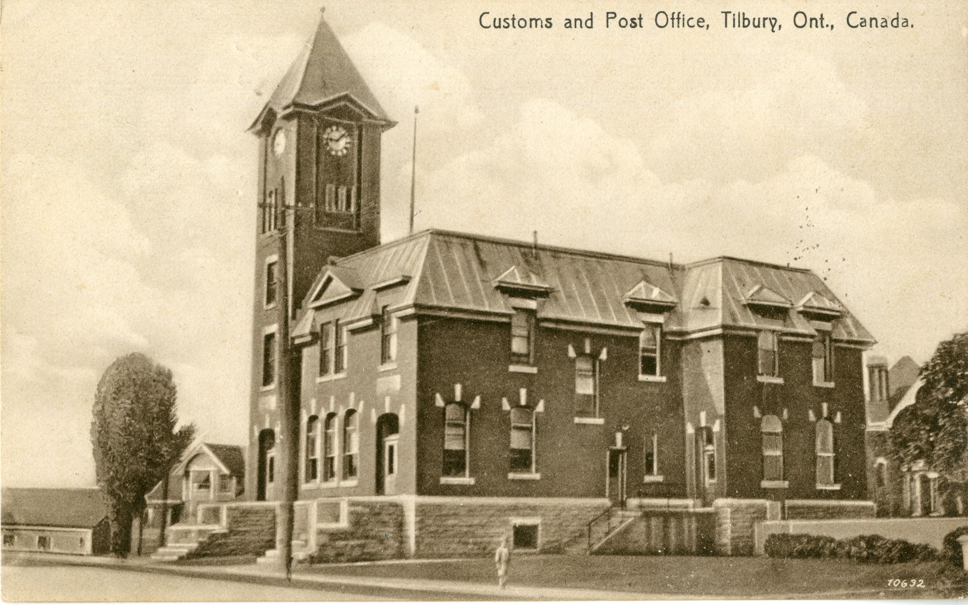 Customs And Post Office, Tilbury, Ont., Canada. Southwestern Ontario